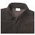 Autre Marque Camicia oversize in velluto a coste marrone a maniche lunghe - vista 3