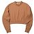 Autre Marque Top a collo alto a maniche lunghe LIMI marrone