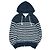 Autre Marque Loopwheeler Kapuzenpullover mit Reißverschluss in Marineblau