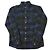 Autre Marque Camicia a quadri in flanella camouflage SOPHNET. S Blu