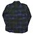 Autre Marque Camicia a quadri in flanella camouflage SOPHNET. S Blu - vista 2