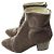 Autre Marque Samtkurze Stiefel Rauchrosa Pink - Ansicht 2