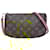 Pochette Accessoire Louis Vuitton Marrom Lona  ref.1939017