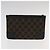 GUCCI GG Borsa Clutch in Tela Pelle 3Set Nera Auth ti2507 Nero - vista 12