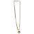Chanel, collana vintage a catena con moneta D'oro - vista 2