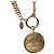 Chanel, collana vintage a catena con moneta D'oro - vista 5