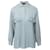 Autre Marque Nora Grandi Stripe Shirt Grey Silk  ref.1939307