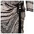 Autre Marque Vestido de seda Ematite Gris - vista 6