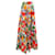 Autre Marque Cara Cara Red Multi Egret Blossoms Nathali Floral Maxi Skirt Multiple colors Cotton  ref.1939313