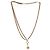 Chanel, collar de cadena con moneda mademoiselle Dorado