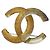 Chanel Maxi Spilla Doppia Logo CC Oro D'oro