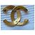 Chanel Maxi Spilla Doppia Logo CC Oro D'oro - vista 2