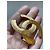 Chanel Maxi Spilla Doppia Logo CC Oro D'oro - vista 4
