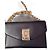 Clutch Céline in pelle nera Nero