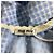 Top cropped de malha stretch com babados Miu Miu em poliéster azul claro - vista 4