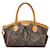 Louis Vuitton Tivoli PM Handbag Brown Cloth  ref.1939567
