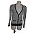 Cardigan Maison Scotch de algodão e lã Multicor