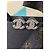 Chanel CC A12V Logo Classico Senza Tempo Scatola per Orecchini in Cristallo SHW CocoMark Argento - vista 12