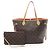 Sac tote Monogram Neverfull MM M41177 de Louis Vuitton Marron