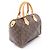 Sac à main Louis Vuitton Monogram Speedy 25 M41528 Marron - vue 2