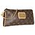 Eva Clutch Sophie in tela Monogram Louis Vuitton Marrone - vista 4