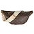 Bumbag Highrise in tela Monogram Louis Vuitton Marrone - vista 2