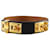Hermès Schwarzer Ledergürtel