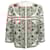 Autre Marque Max Mara Studio Brown / White Cropped Jacket Cotton  ref.1941275