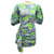 Autre Marque Rhode Green / Blue Multi Wisteria Aura Blossom Pia Dress Multiple colors Cotton  ref.1941277