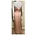 Vera Wang Rosa Satin-Abendkleid mit Schärpe Pink - Ansicht 2