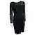 Halston Heritage Beeindruckendes kleines schwarzes Kleid / Cocktailkleid
