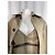 Abrigo trench de algodón marrón Sacai con inserto de vestido Castaño - vista 12