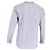 Camicia a maniche lunghe con bottoni Ermenegildo Zegna in cotone blu Blu chiaro - vista 3