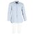 Camicia a maniche lunghe con bottoni in cotone blu Ermenegildo Zegna Blu chiaro - vista 4