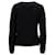 Schwarzer Baumwoll-Pullover mit Kenzo-Logo-Stickerei - Ansicht 3