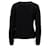 Schwarzer Baumwoll-Pullover mit Kenzo-Logo-Stickerei - Ansicht 8
