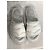 Chloé Maxie Sandali Piattaforma Slip-on in Nylon Bianco - vista 14