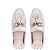 Mocassini Tod's con dettagli a nappina e catena in pelle bianca Bianco - vista 12