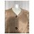 Cárdigan corto cepillado en nylon marrón de Acne Studios Castaño - vista 12
