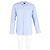 Camicia a maniche lunghe a quadri con bottoni Tom Ford in cotone blu Blu chiaro - vista 4
