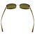 Gafas de sol sin montura bronce verde oscuro Chanel 4057 - vista 4