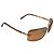 Chanel Gold Orange Brown randlose Sonnenbrille 4113 Braun Golden - Ansicht 4