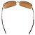 Chanel Gold Orange Brown randlose Sonnenbrille 4113 Braun Golden - Ansicht 7