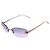 Chanel lila silberne randlose Sonnenbrille 4026