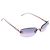 Chanel lila silberne randlose Sonnenbrille 4026 - Ansicht 3