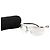 Chanel Silbergraue Gradient Randlose Sonnenbrille 4009 - Ansicht 2