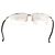 Chanel Silbergraue Gradient Randlose Sonnenbrille 4009 - Ansicht 3