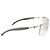 Chanel Silbergraue Gradient Randlose Sonnenbrille 4009 - Ansicht 5