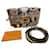 Python Clutch von Louis Vuitton Beige