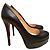 Christian Louboutin Bianca 140 Kindergröße EU 37,5 Schwarz Rot